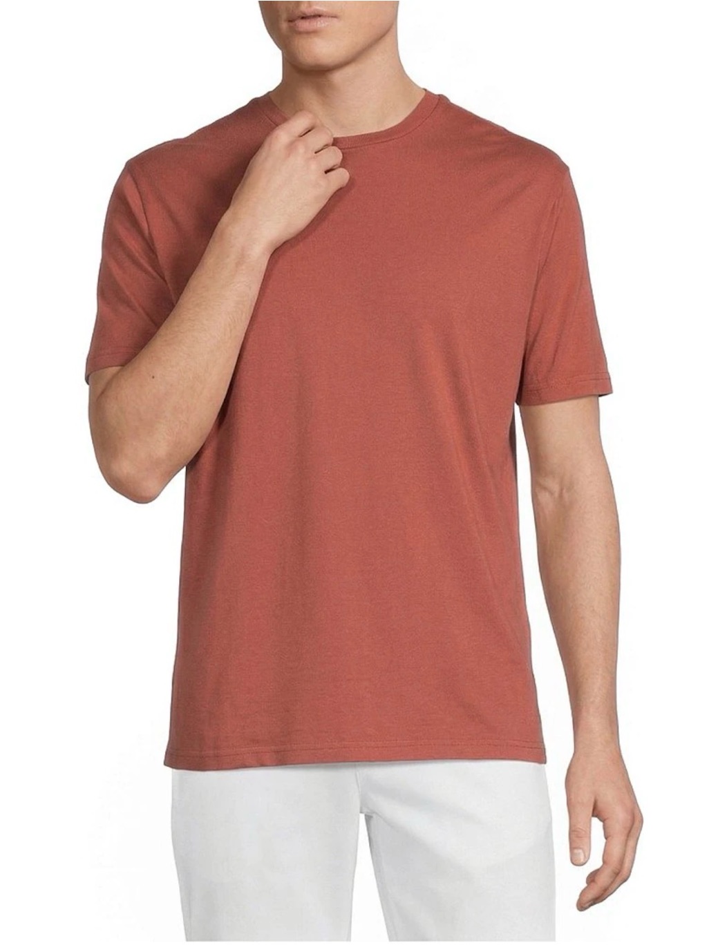 Robert Barakett The Barakett Tee Pima Cotton T-Shirt Rust Clay Men’s Xl
